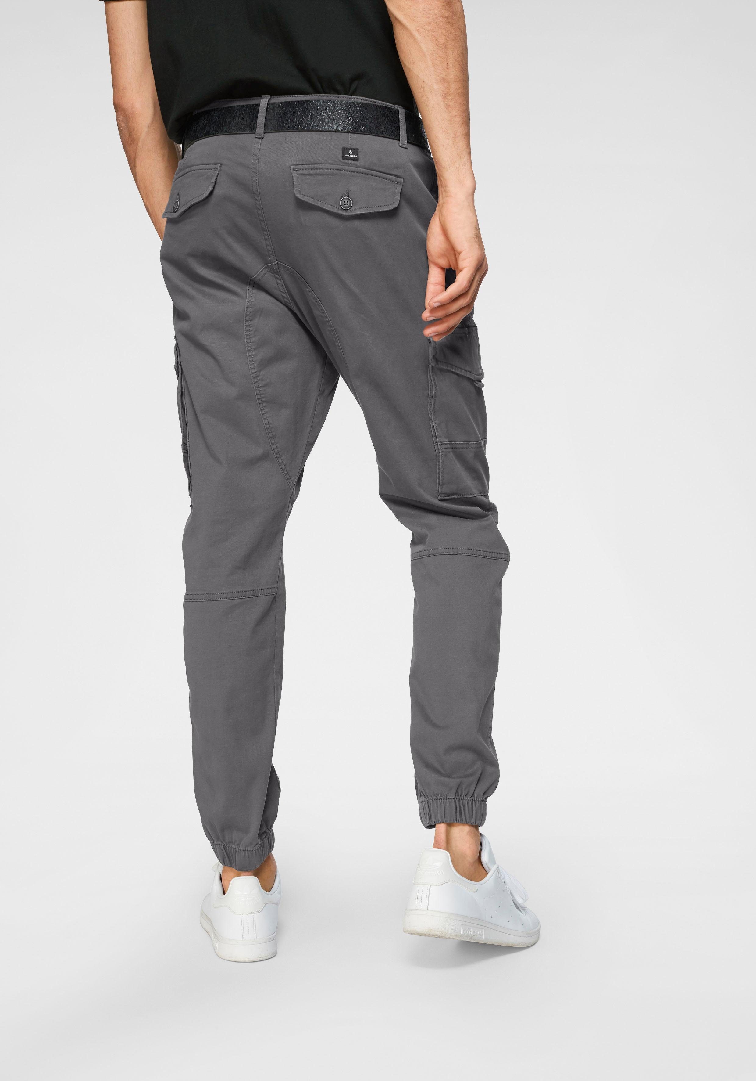 Jack & Jones Herren Cargohose JPSTPAUL JJFLAKE AKM 542 ASPHALT -Tapered Fit günstig online kaufen