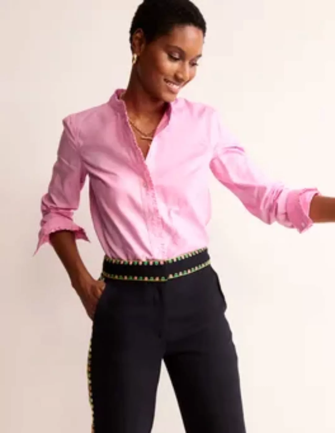 Phoebe Hemd aus Baumwolle Damen Boden, Oxford-Rosa günstig online kaufen