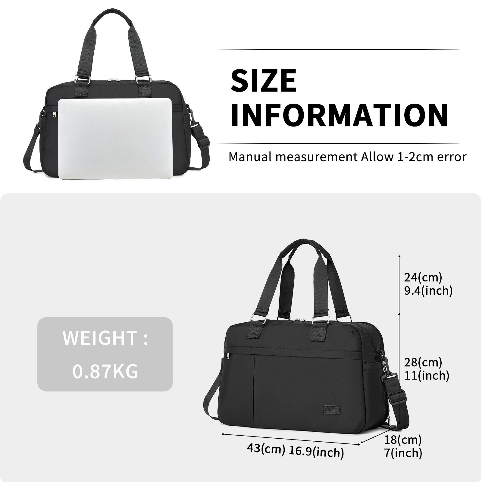 KONO Reisetasche Multifunktionale Tragetasche Bag mit günstig online kaufen