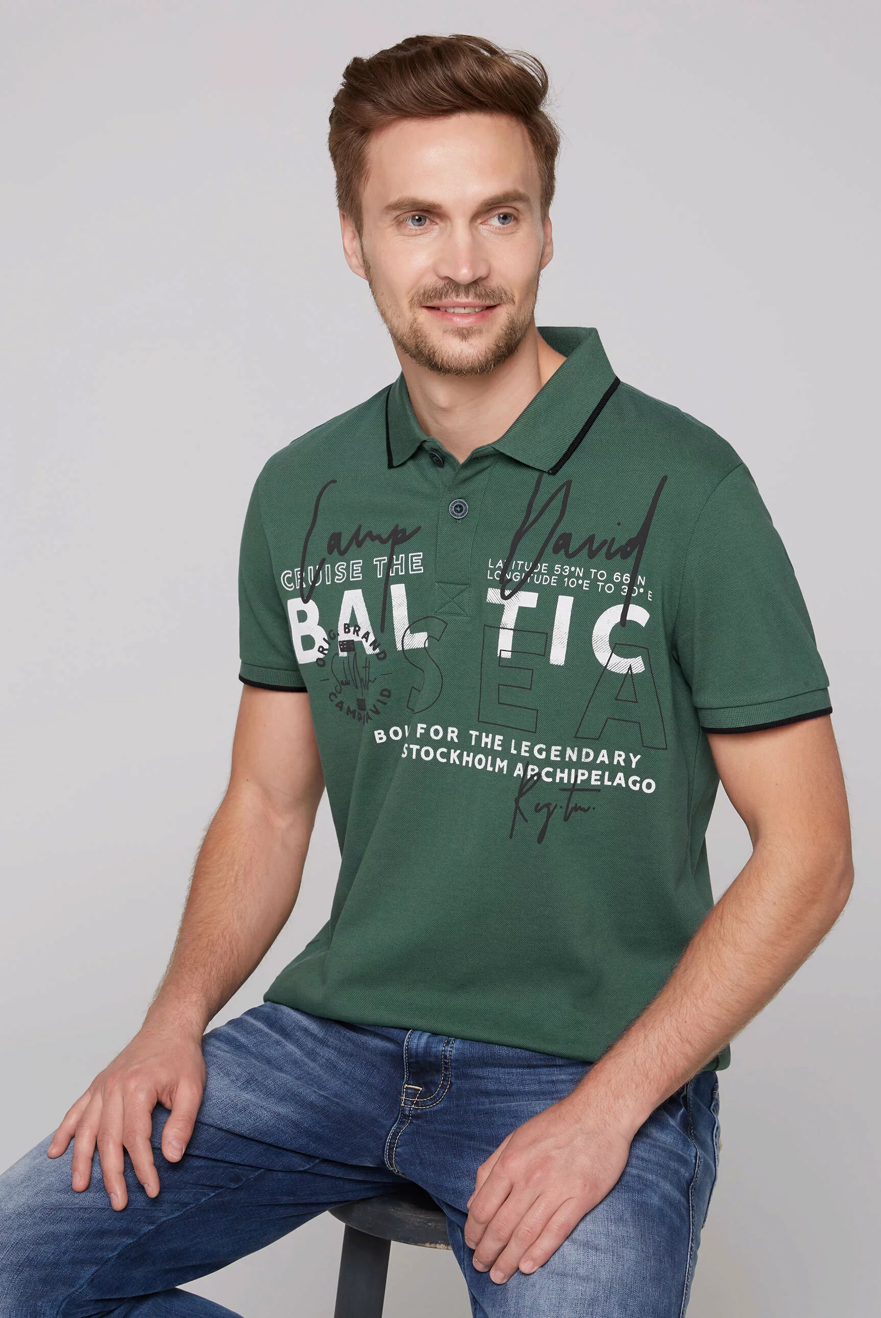 CAMP DAVID Poloshirt, aus Baumwolle günstig online kaufen