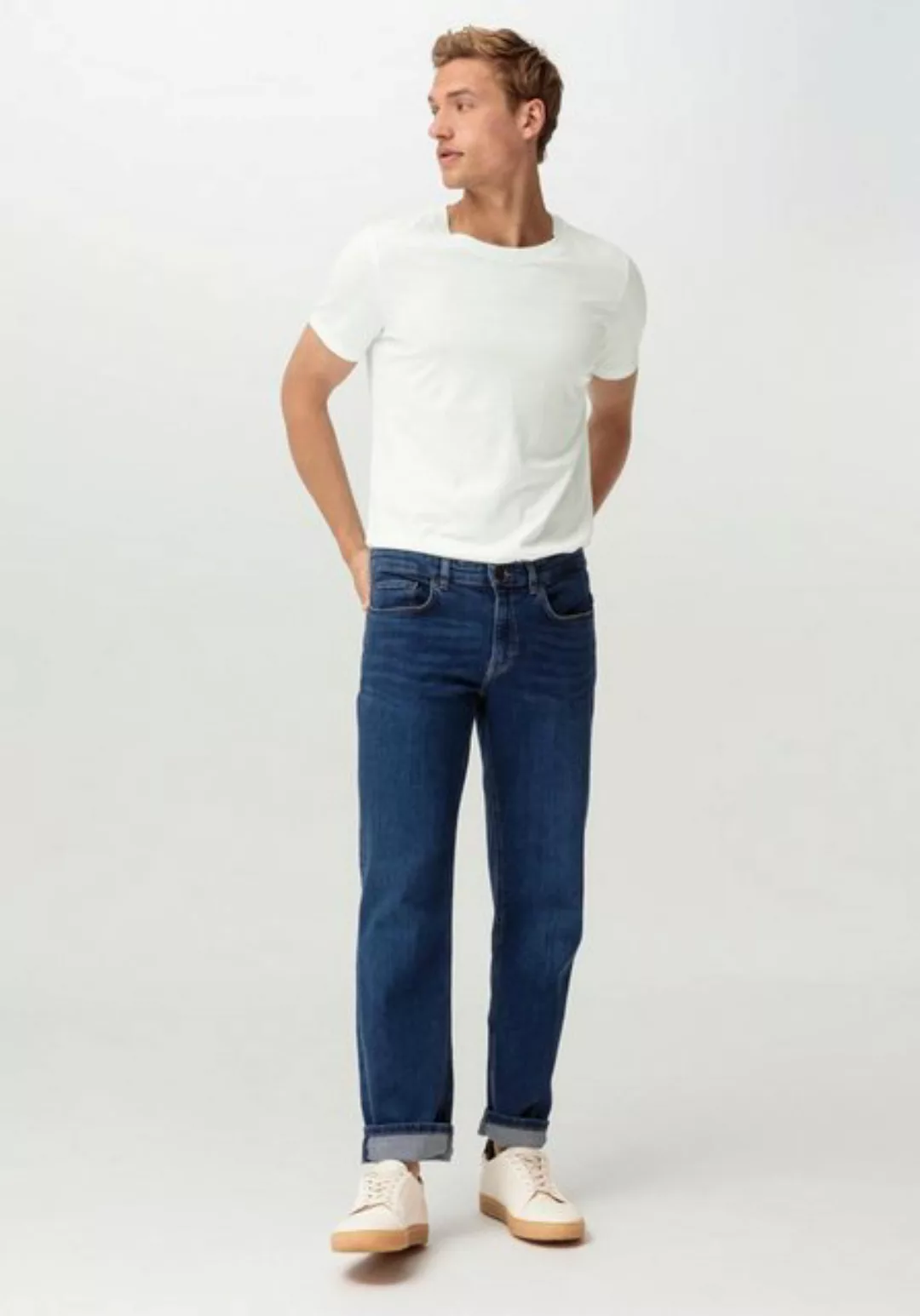 Hessnatur 5-Pocket-Jeans Ben Regular Straight Fit aus Bio-Denim (1-tlg) günstig online kaufen