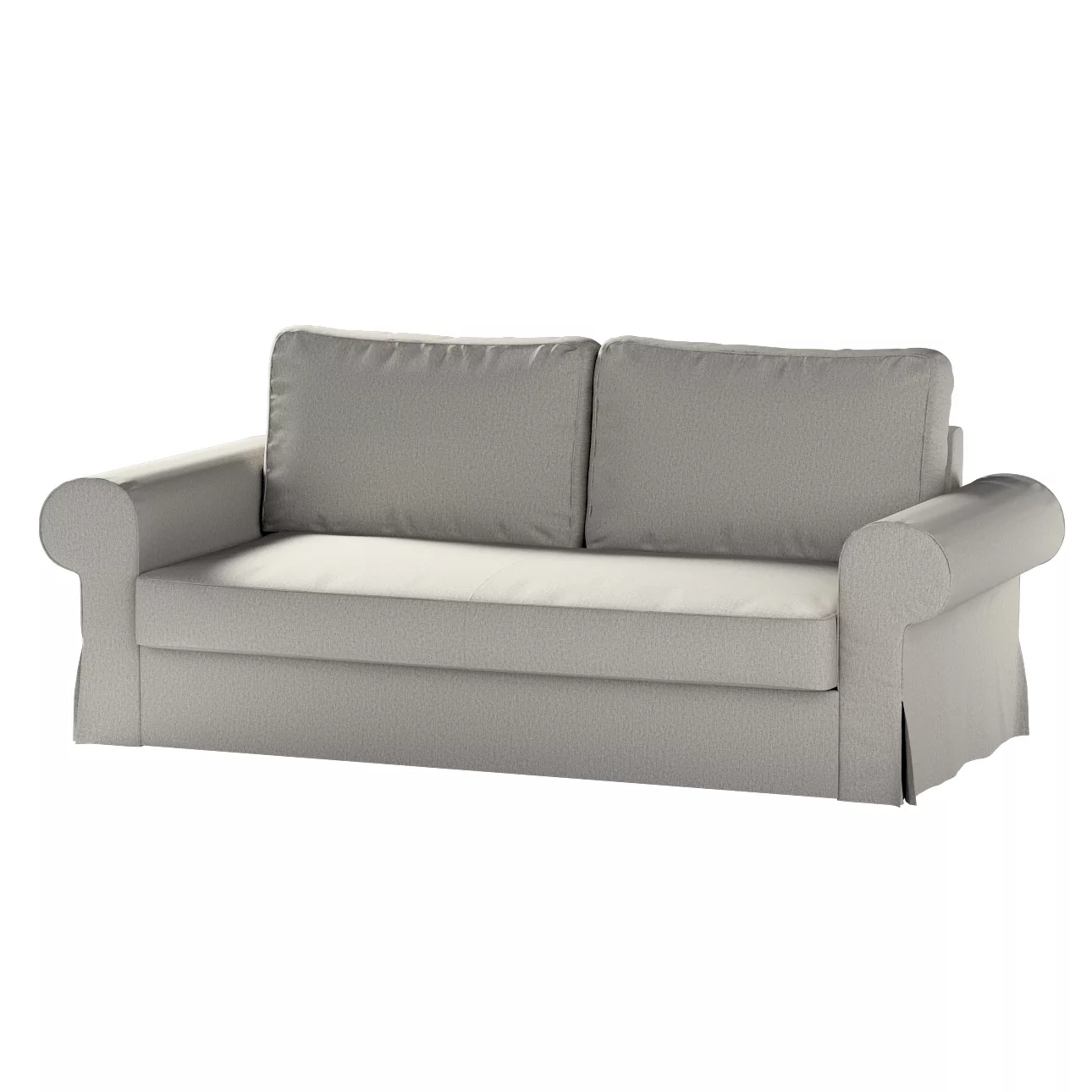 Bezug für Backabro 3-Sitzer Sofa ausklappbar, grau, Bezug für Backabro 3-Si günstig online kaufen