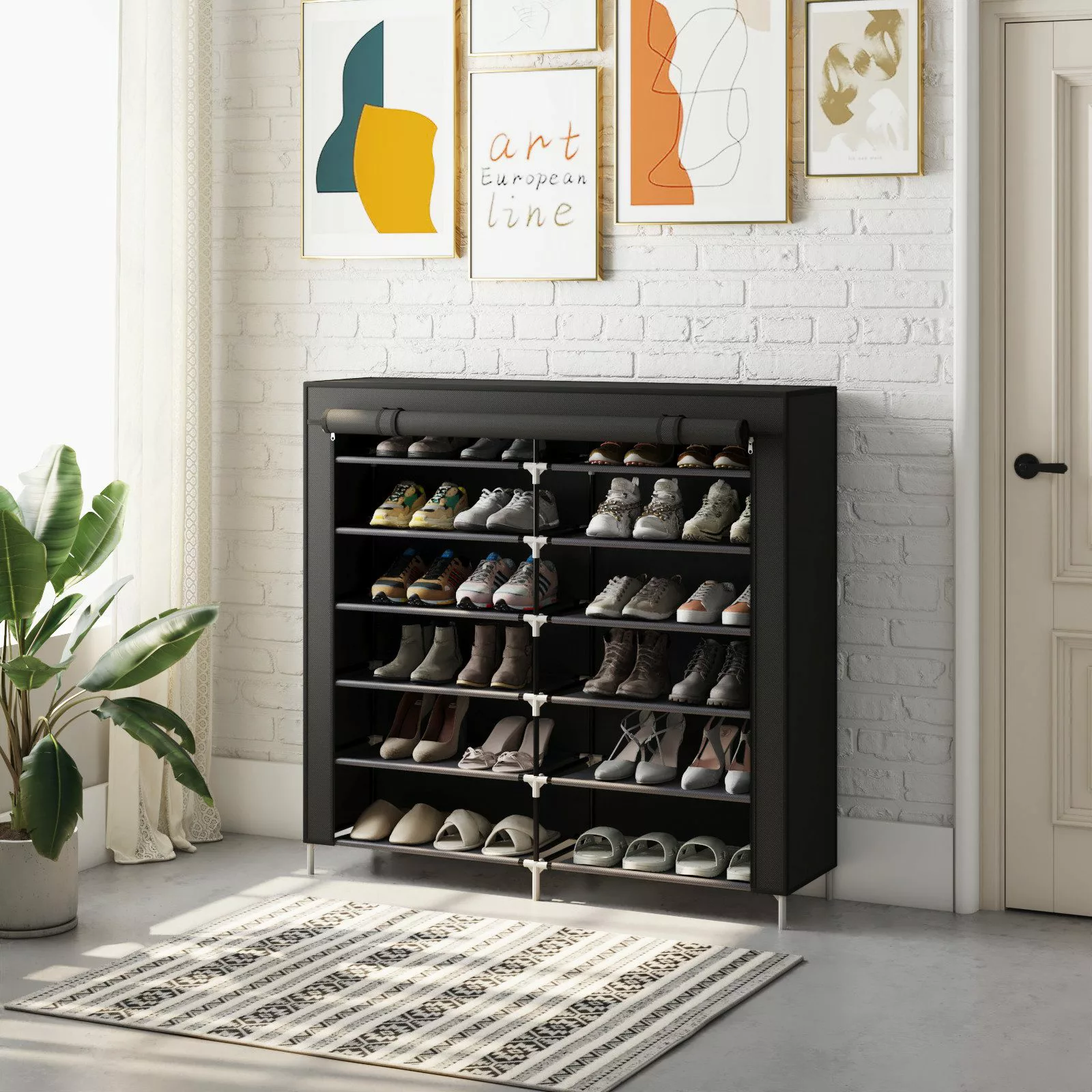 Mondeer Schuhschrank 6 Schicht Schuhregal für günstig online kaufen