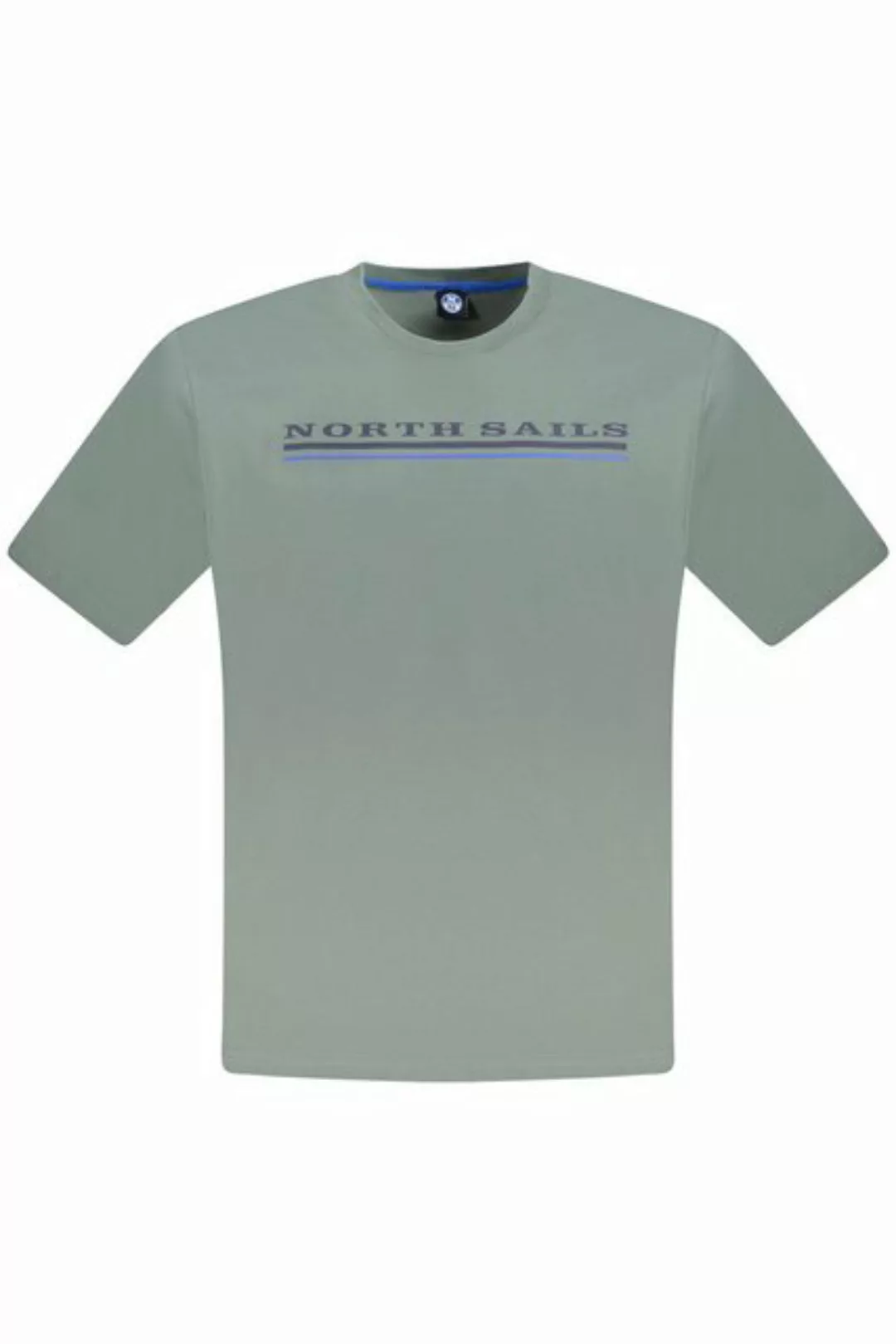 North Sails T-Shirt Grünes Herren-T-Shirt mit Logo-Print und günstig online kaufen