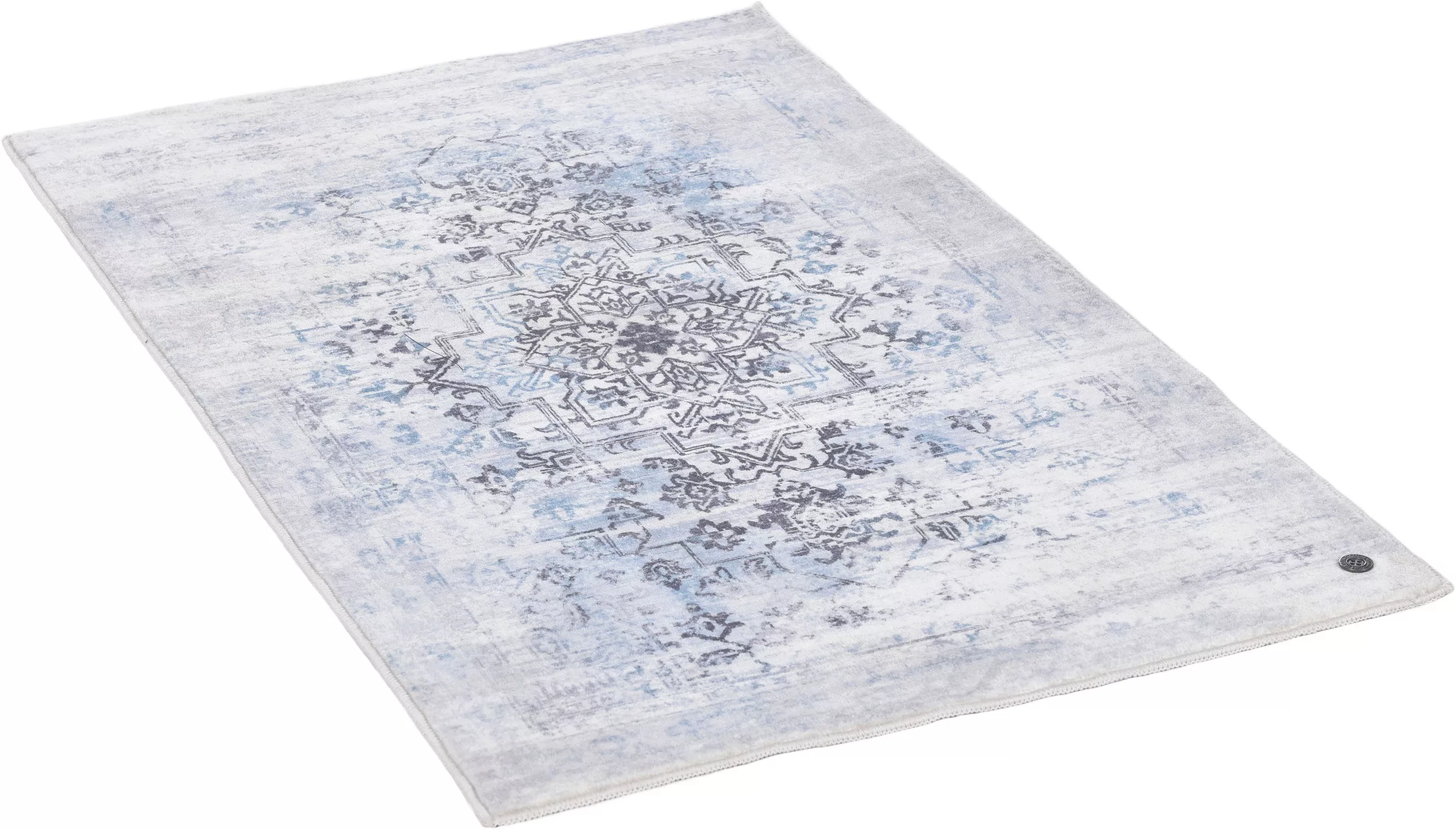 Tom Tailor Badteppich   Oriental ¦ blau ¦ Synthetik ¦ Maße (cm): B: 70 H: 0 günstig online kaufen