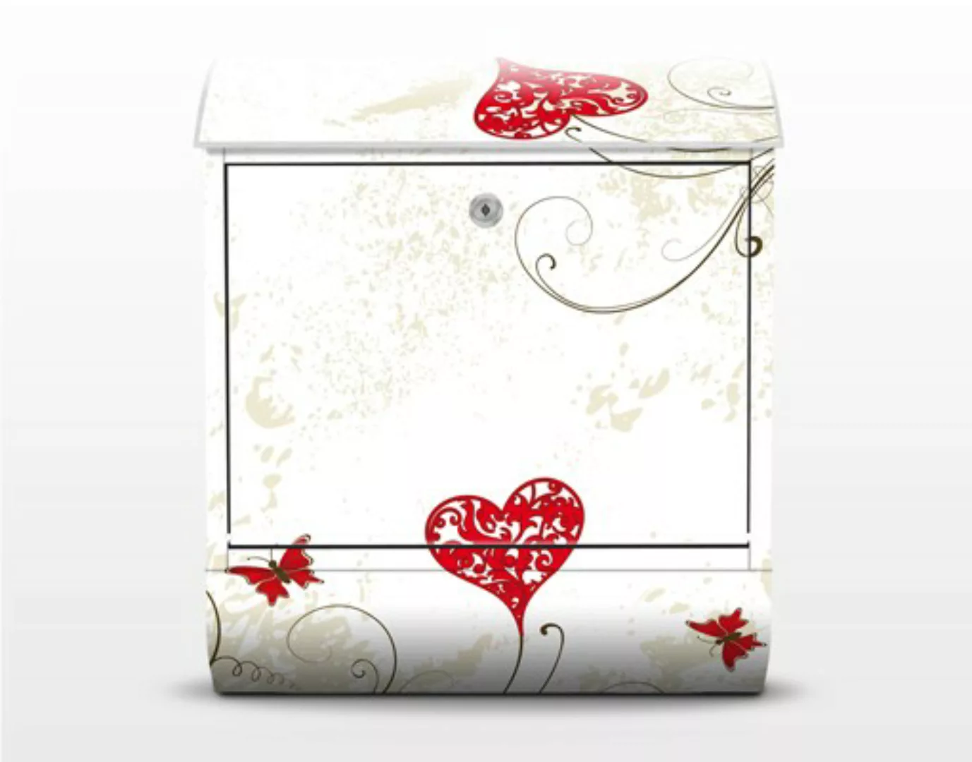 Briefkasten Liebe & Romantik Heart Background günstig online kaufen