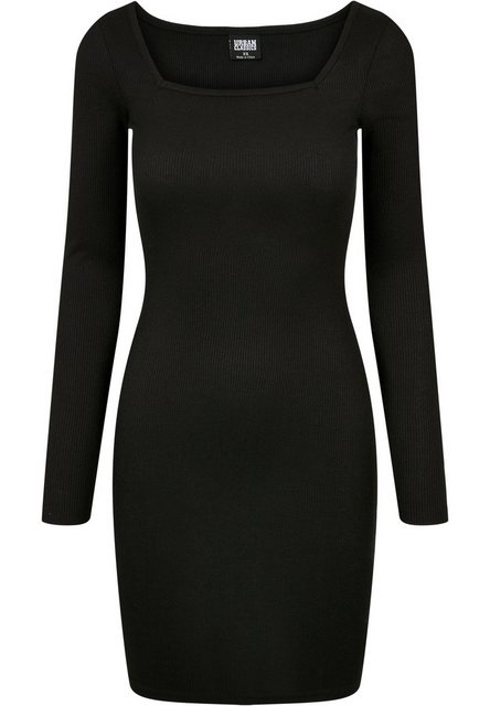 URBAN CLASSICS Shirtkleid Urban Classics Damen Ladies Rib Squared Neckline günstig online kaufen