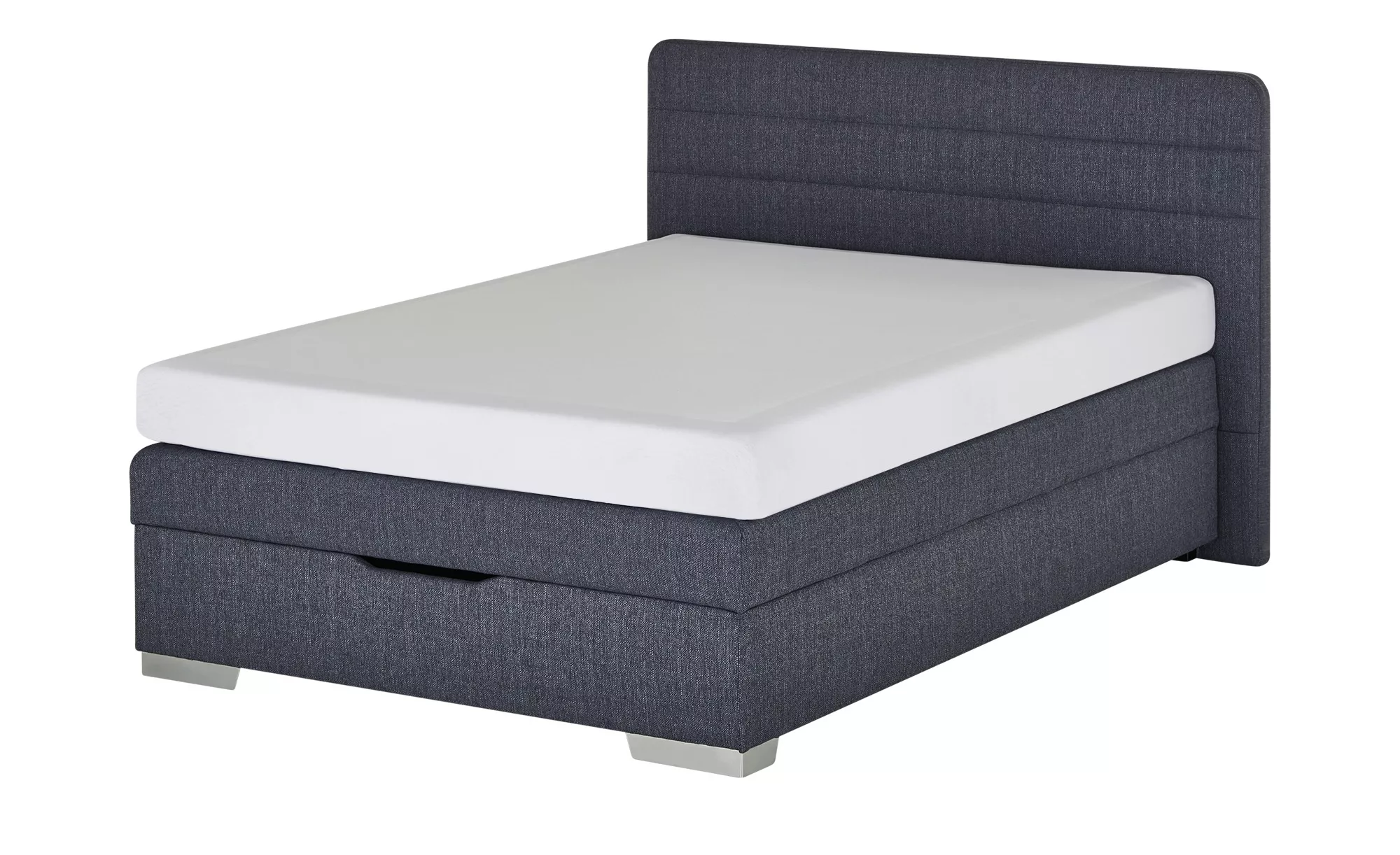 Boxspringbett mit Bettkasten Hackney ¦ blau ¦ Maße (cm): B: 161 H: 109 Bett günstig online kaufen