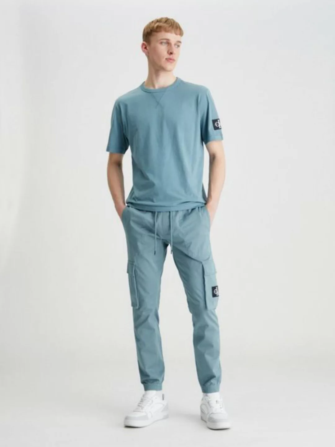 Calvin Klein Jeans Cargohose SKINNY WASHED CARGO PANT mit Logopatch günstig online kaufen