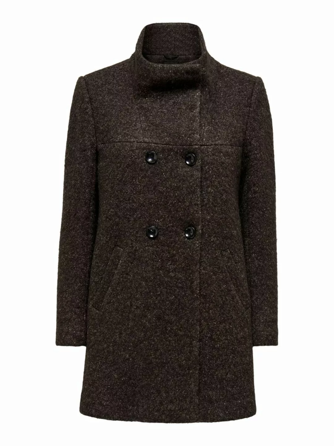 ONLY Woll Mantel Damen Braun günstig online kaufen