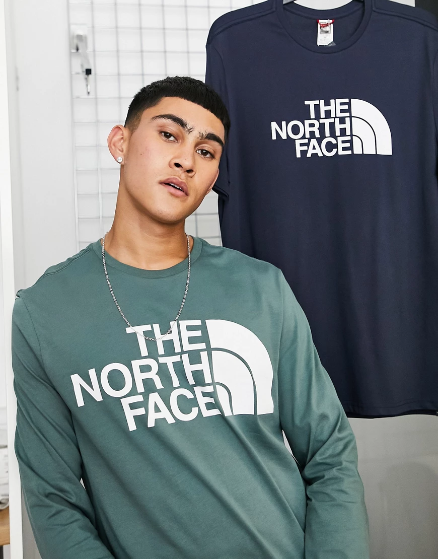 The North Face – Standard – Langärmliges Shirt in Grün günstig online kaufen