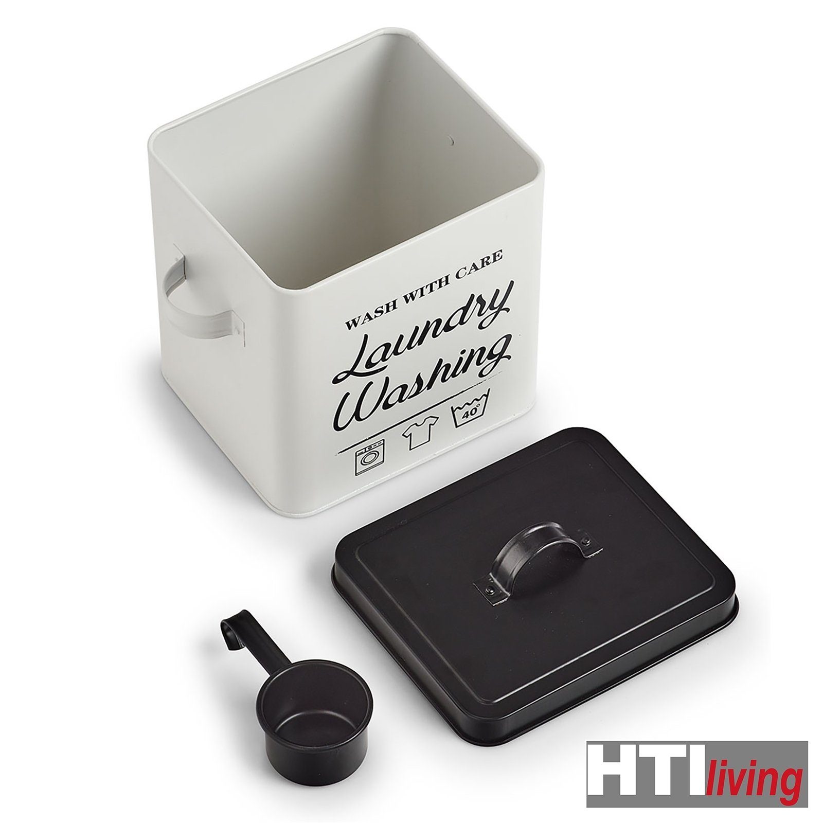 HTI-Living Aufbewahrungsbox Waschpulver-Box, Metall "Laundry" (Stück, günstig online kaufen