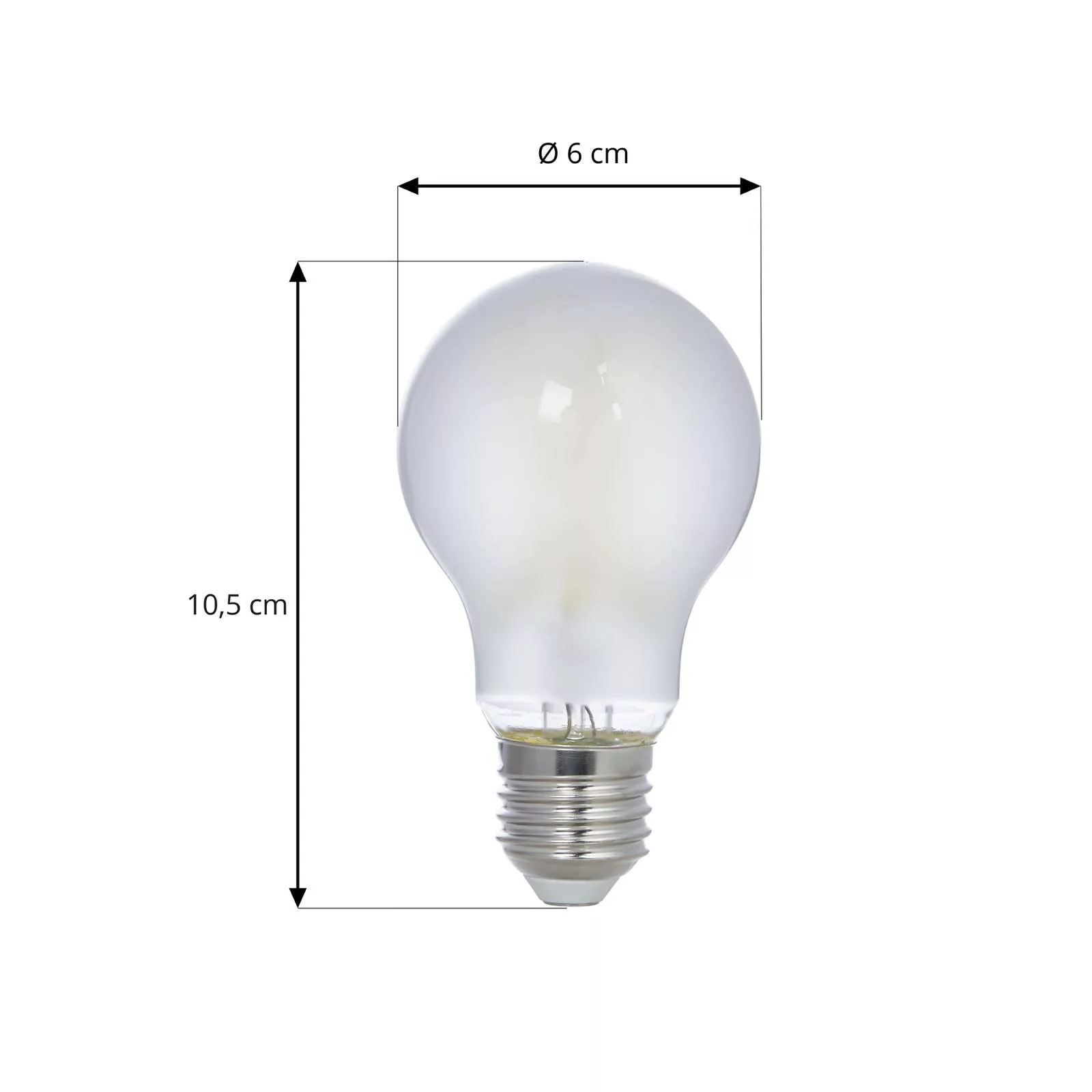 LED-Leuchtmittel Filament, matt, E27, 5W, 3000K, 1060 lm günstig online kaufen