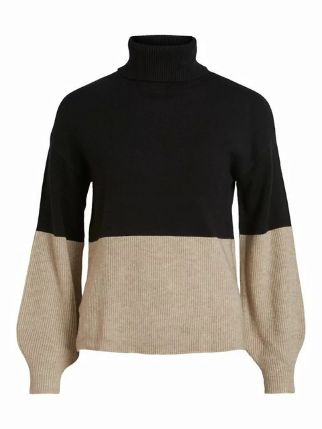 Vila Rollkragenpullover VIRIL BLOCKING ROLL-NK L/S KNIT TOP-NOOS in Colorbl günstig online kaufen