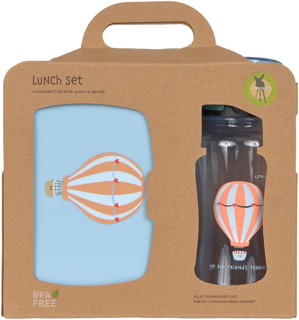 LÄSSIG Lunchbox »Tiny Drivers, Balloon«, (Set, 2 tlg.), mit Trinkflasche günstig online kaufen