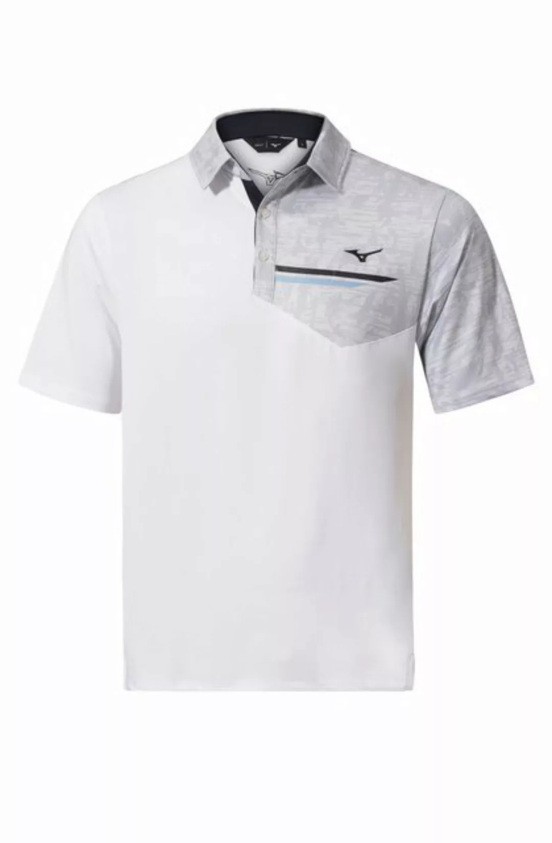 Mizuno Poloshirt Mizuno Golf Polo Quick Dry Hazard Bloc Weiß Herren UK L günstig online kaufen