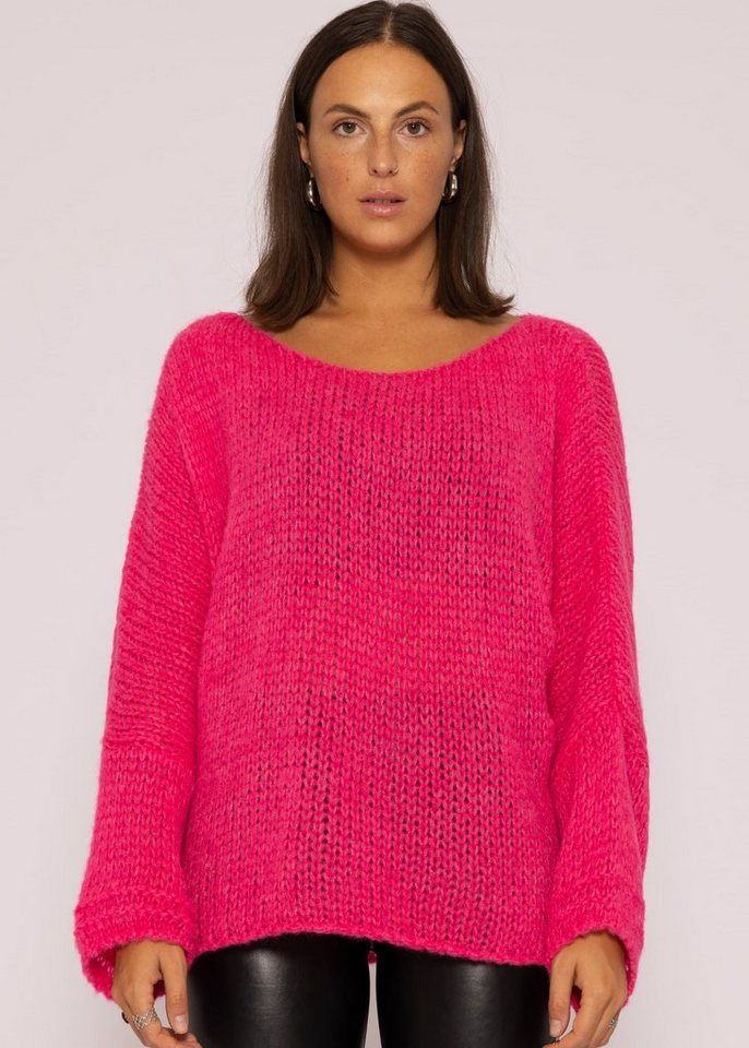 SASSYCLASSY Strickpullover Oversize Pullover Damen aus weichem Grobstrick L günstig online kaufen