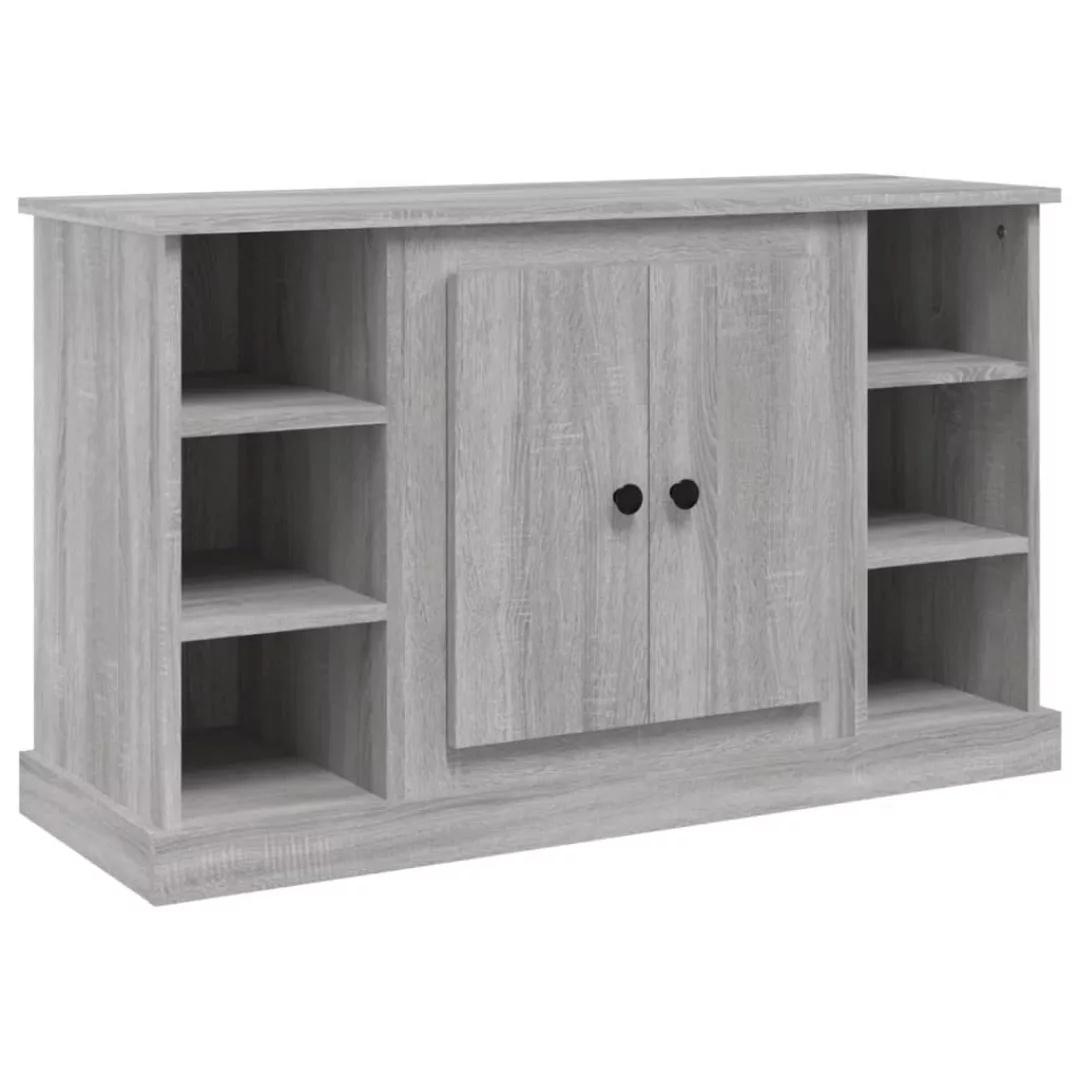Vidaxl Sideboard Grau Sonoma 100x35,5x60 Cm Holzwerkstoff günstig online kaufen