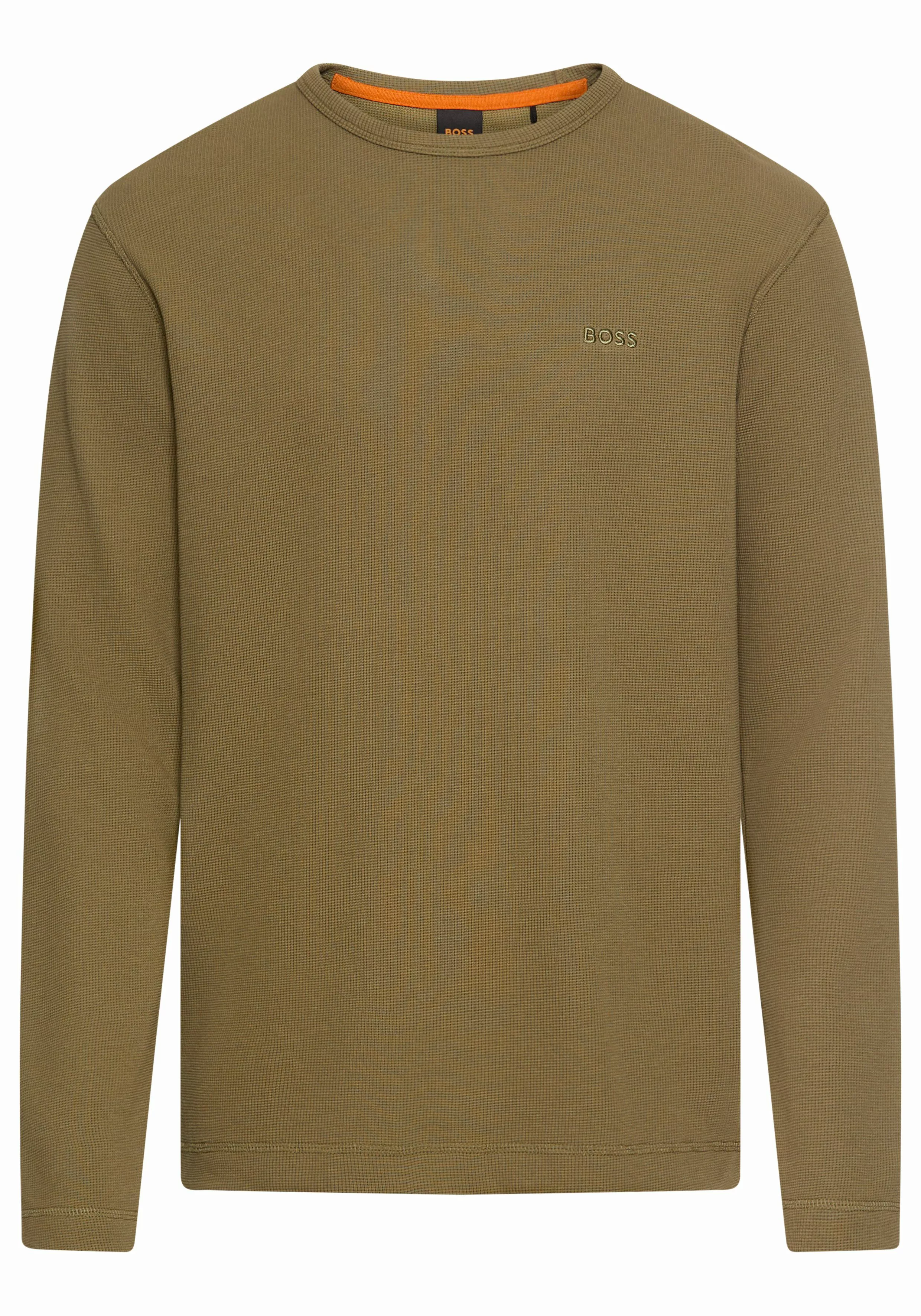BOSS ORANGE Langarmshirt Tempesto mit BOSS-Stickerei günstig online kaufen