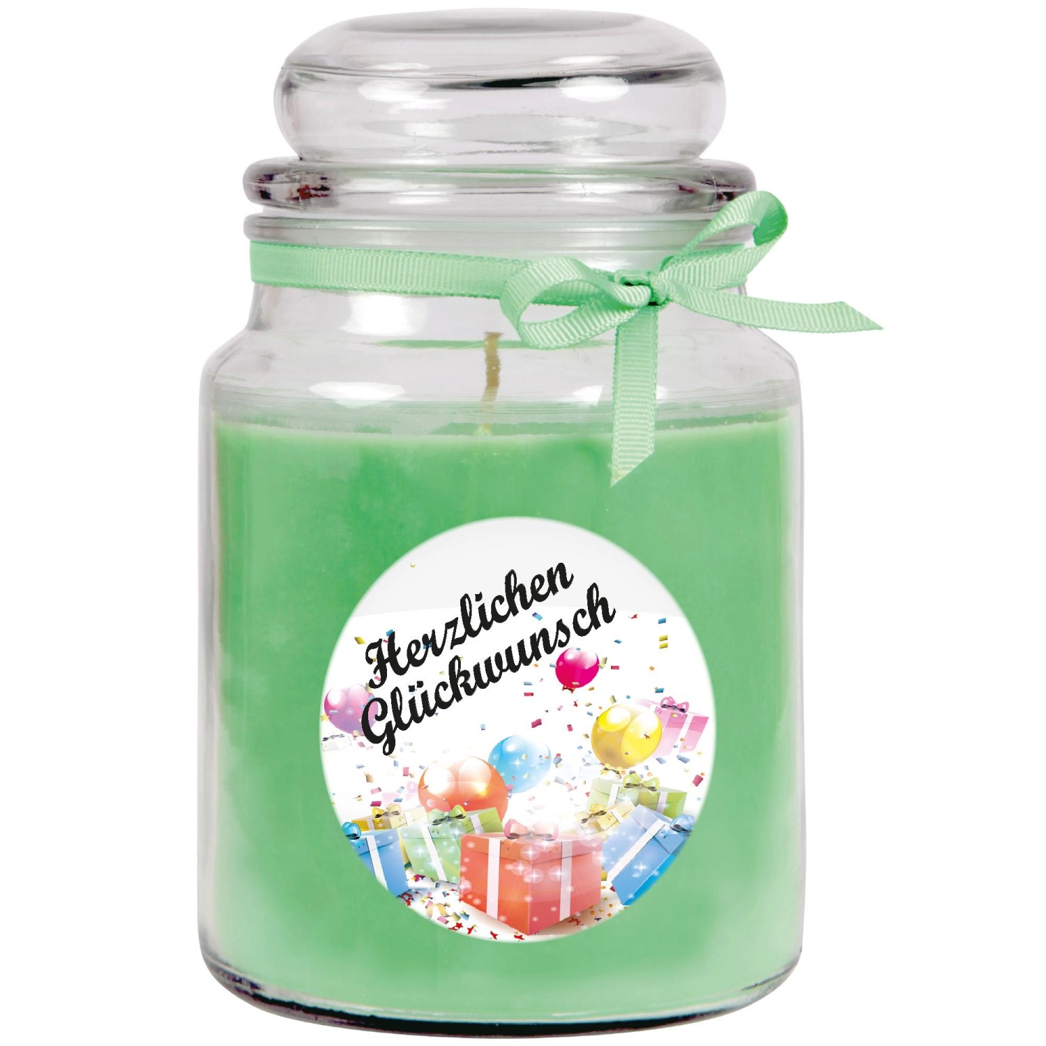 HS Candle Duftkerze & Glas Happy Birthday Bonbon Geschenke Coconut Limes günstig online kaufen