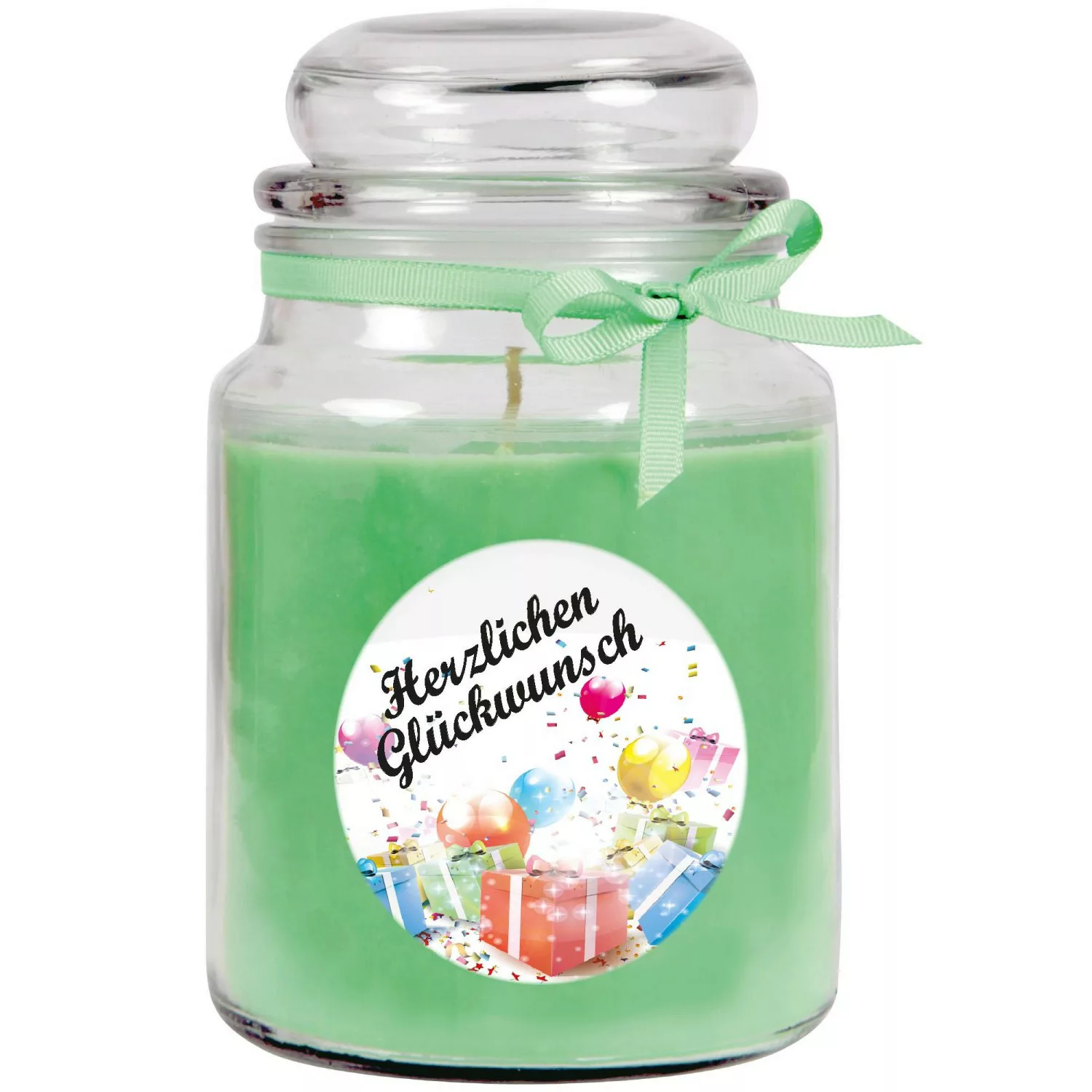 HS Candle Duftkerze & Glas Happy Birthday Bonbon Geschenke Coconut Limes günstig online kaufen