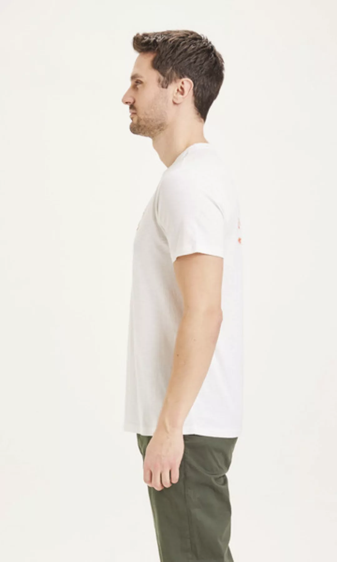 T-shirt Mit Rückenprint - Alder - Aus Bio-baumwolle günstig online kaufen