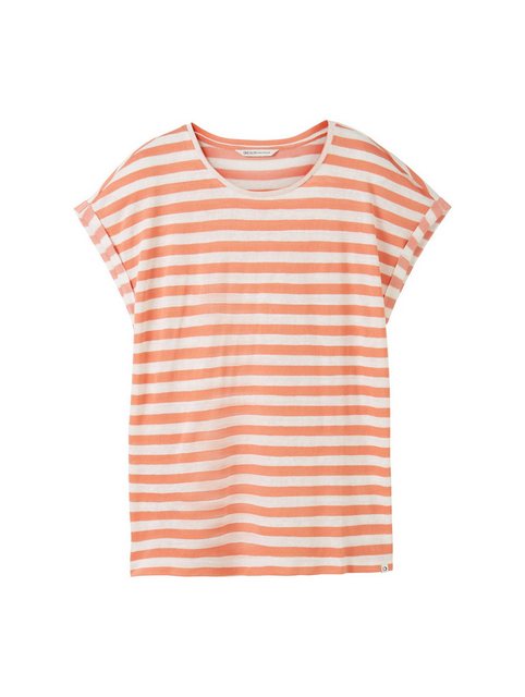 TOM TAILOR T-Shirt crispy stripe T-Shir günstig online kaufen