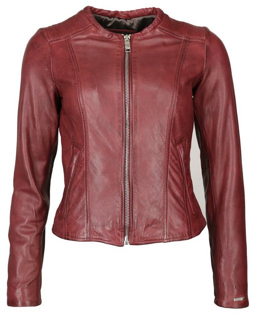 Maze Lederjacke Smaragd günstig online kaufen