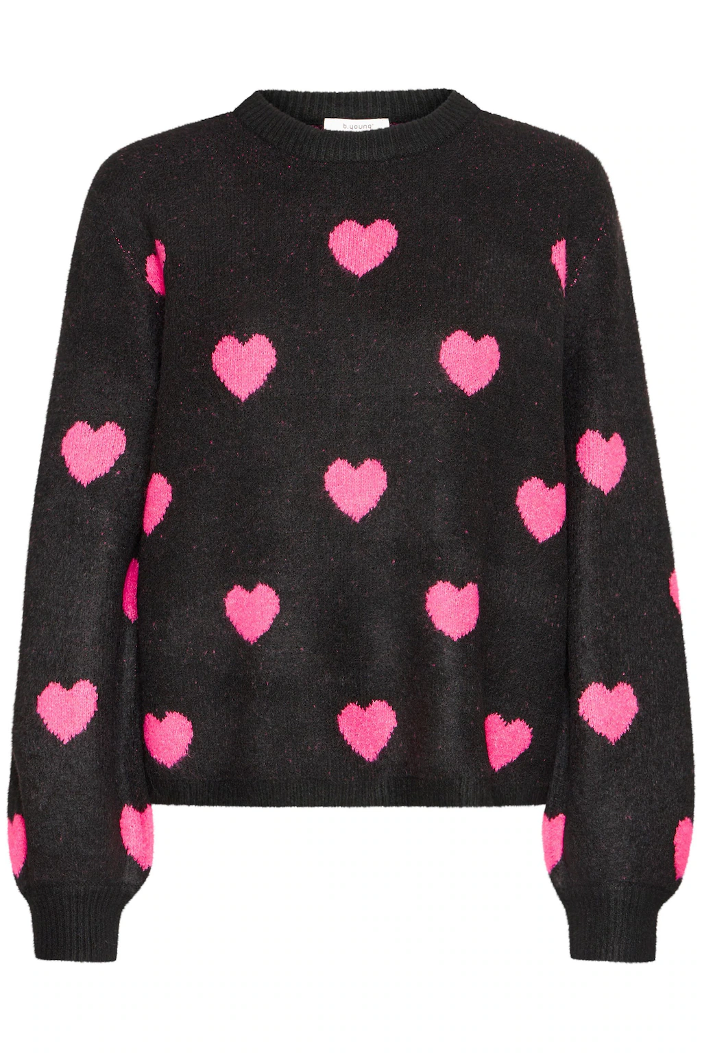 b.young Strickpullover "Strickpullover BYBXMINYA HEART JUMPER" günstig online kaufen