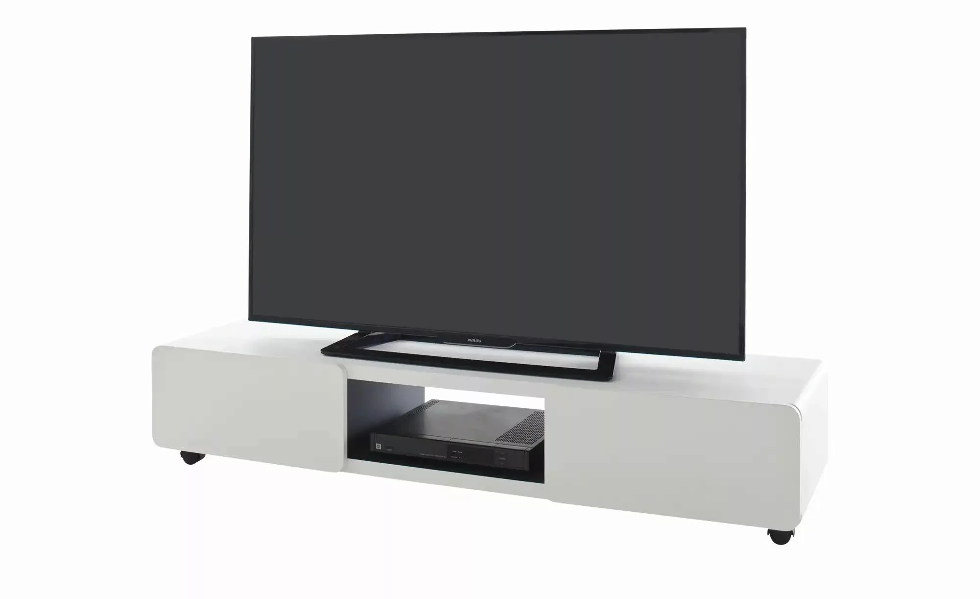 TV-Lowboard  Corvara ¦ weiß ¦ Maße (cm): B: 140 H: 28 T: 41.0 TV- & Media M günstig online kaufen