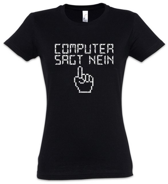 Urban Backwoods Print-Shirt Computer Sagt Nein Damen T-Shirt Programmierer günstig online kaufen