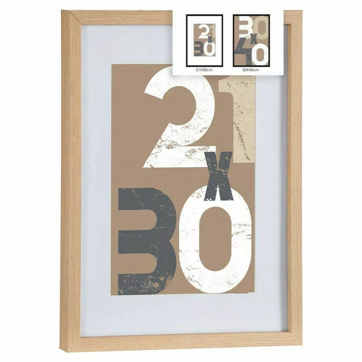 Bilderrahmen Für Die Wand Hellbraun Mdf (32,5 X 2,5 X 42,5 Cm) (1 Uds) günstig online kaufen