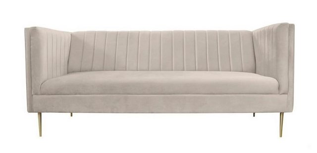 Xlmoebel Sofa Italienische Möbel Wohnzimmer Sofa mit Stoffbezug für drei Pe günstig online kaufen