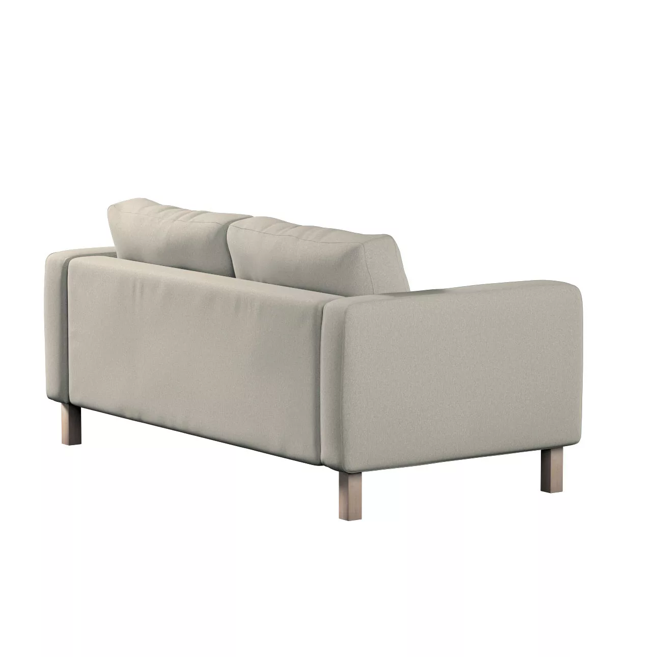 Bezug für Karlstad 2-Sitzer Sofa nicht ausklappbar, beige, Sofahusse, Karls günstig online kaufen