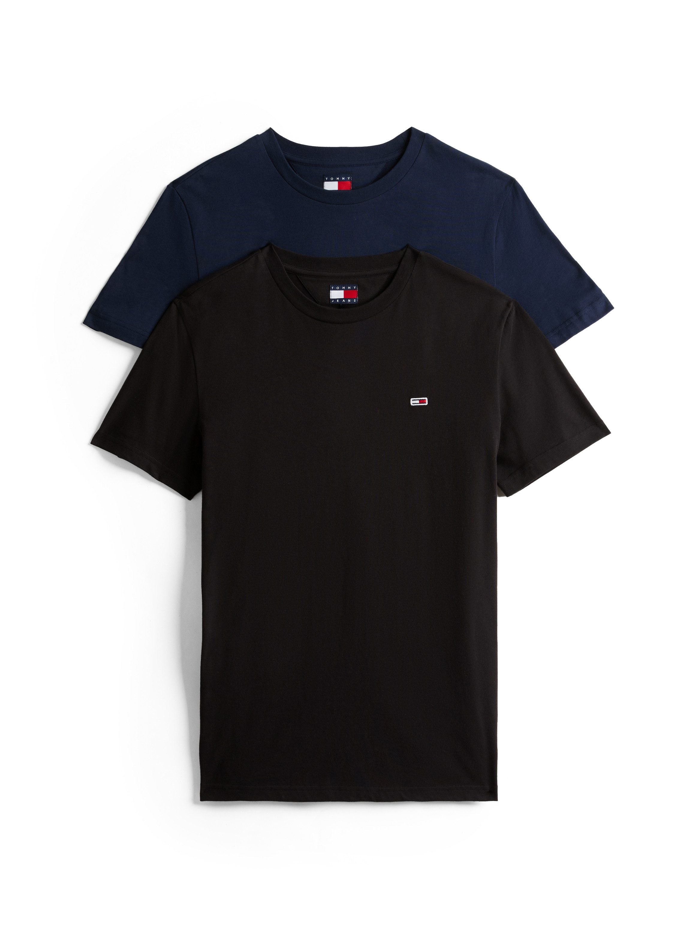 Tommy Jeans Rundhalsshirt "TJM XSLIM 2PACK JERSEY TEE EXT", (Packung, 2er-P günstig online kaufen