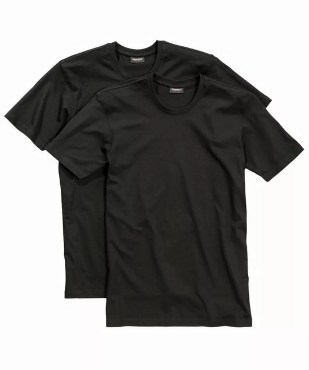 redfield T-Shirt Redfield 2er Pack XXL O-Hals Schwarz günstig online kaufen