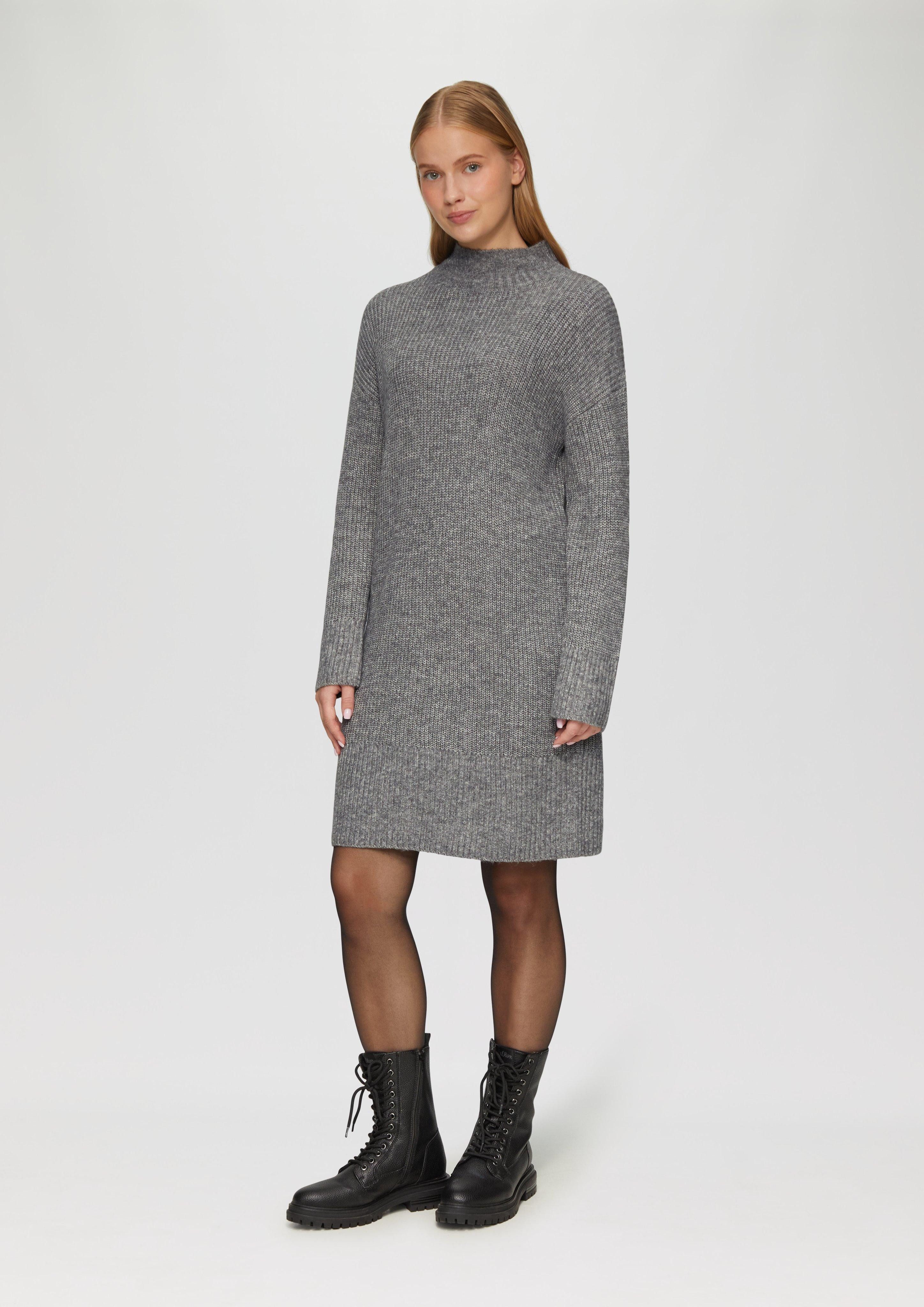 s.Oliver Minikleid Strickkleid mit Stehkragen und günstig online kaufen