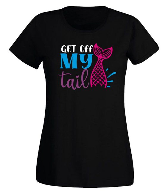 G-graphics T-Shirt Damen T-Shirt - Get off my tail Slim-fit-Shirt, mit Fron günstig online kaufen