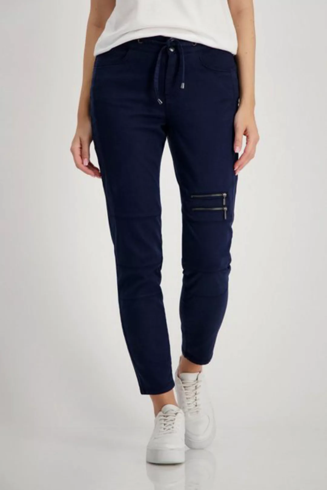 Monari Stoffhose Hose, navy günstig online kaufen