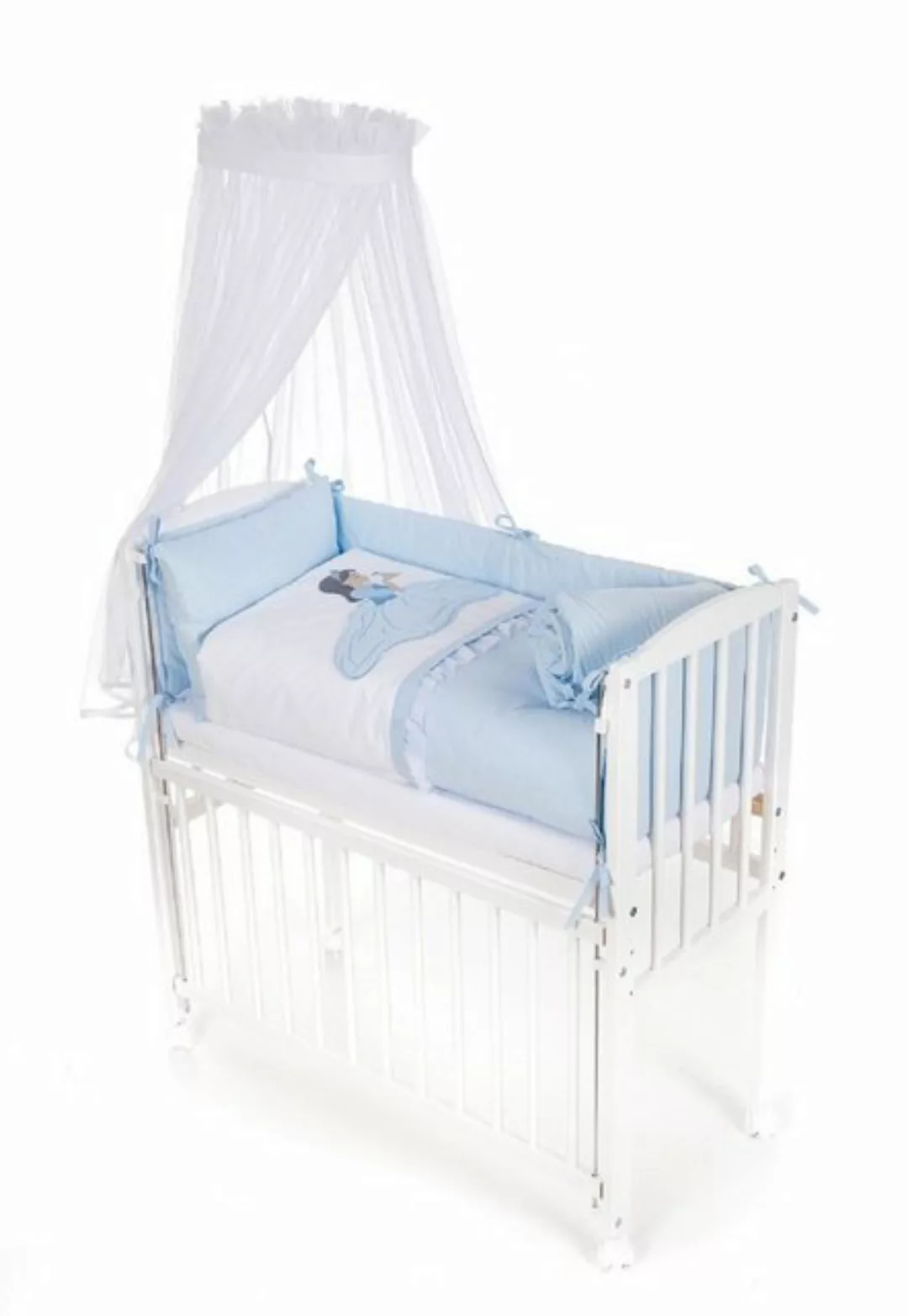 Babyhafen Beistellbett Mobiles Babybett 90x40 SET Komplettbett Zustellbett günstig online kaufen