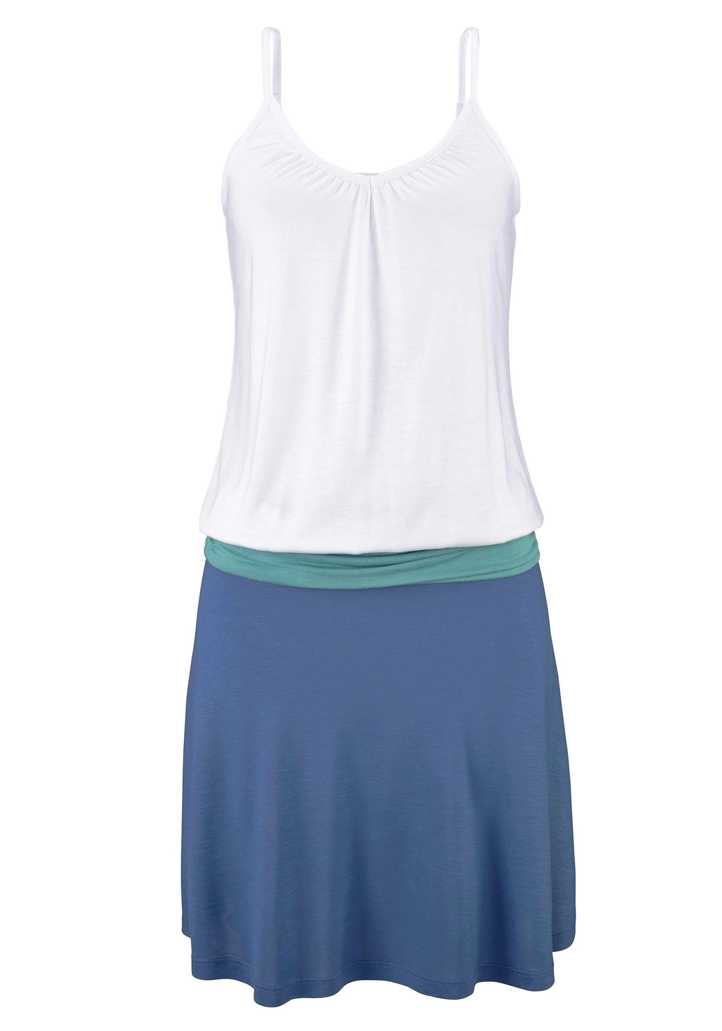 Beachtime Strandkleid aus Viskosejersey mit verstellbaren günstig online kaufen