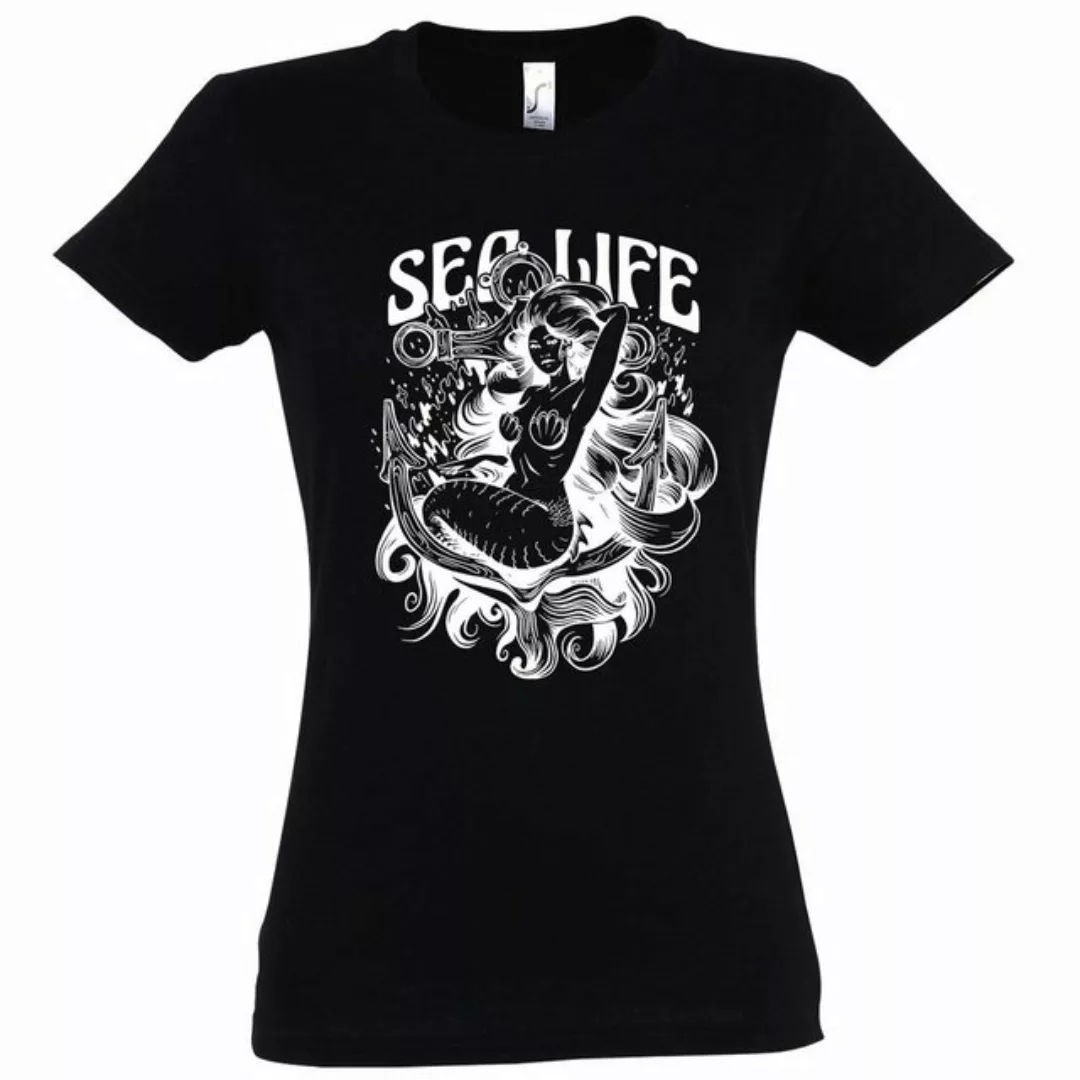 Youth Designz T-Shirt Sea Life Mermaid Damen Shirt mit trendigem Frontprint günstig online kaufen