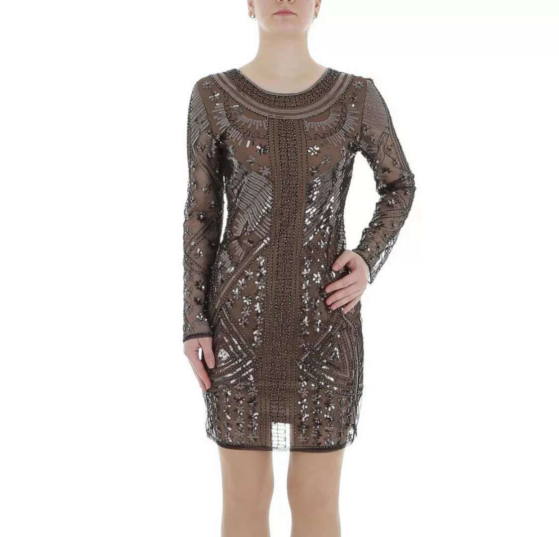 Ital-Design Partykleid Damen Party & Clubwear Pencil (86365304) Pailletten günstig online kaufen