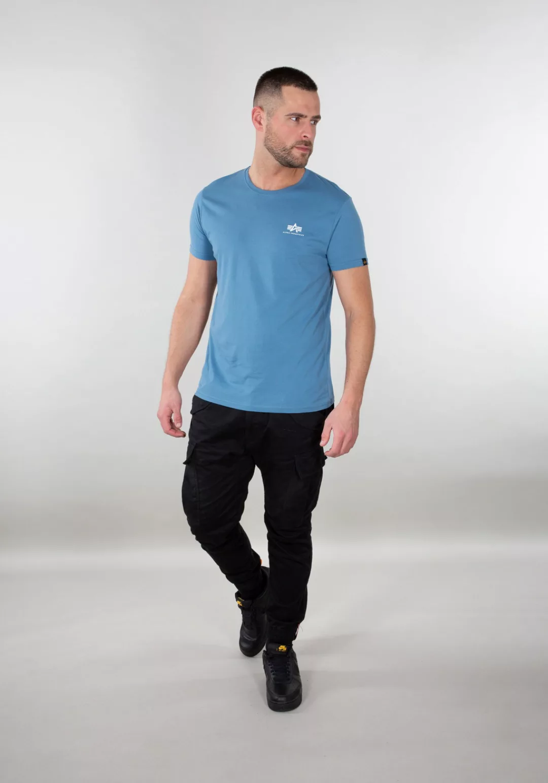 Alpha Industries T-Shirt "Alpha Industries Men - T-Shirts Basic T Small Log günstig online kaufen