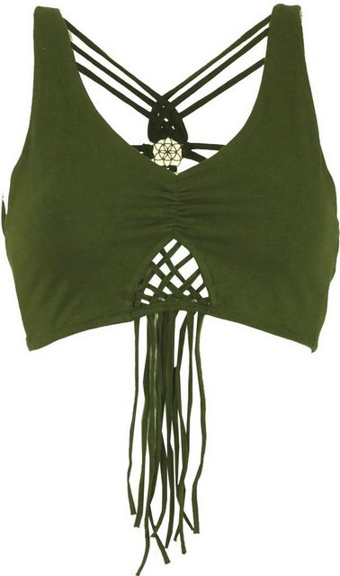 Guru-Shop T-Shirt Goa Psytrance Bikini Top, Boho Top, Pixi Top,.. Festival, günstig online kaufen