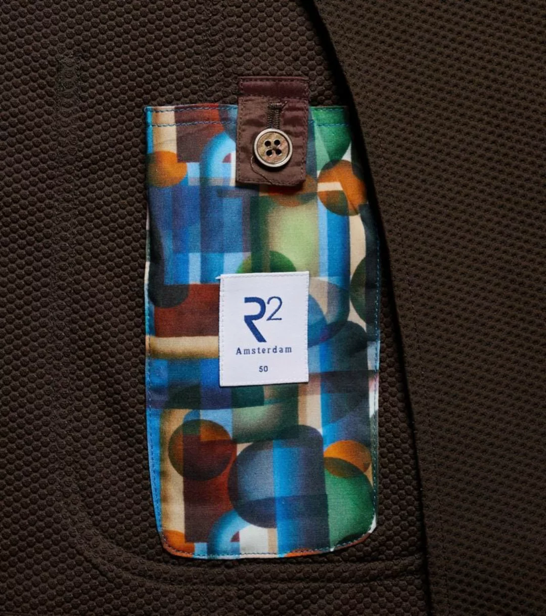R2 Traveljacket Blazer Braun - Größe 48 günstig online kaufen
