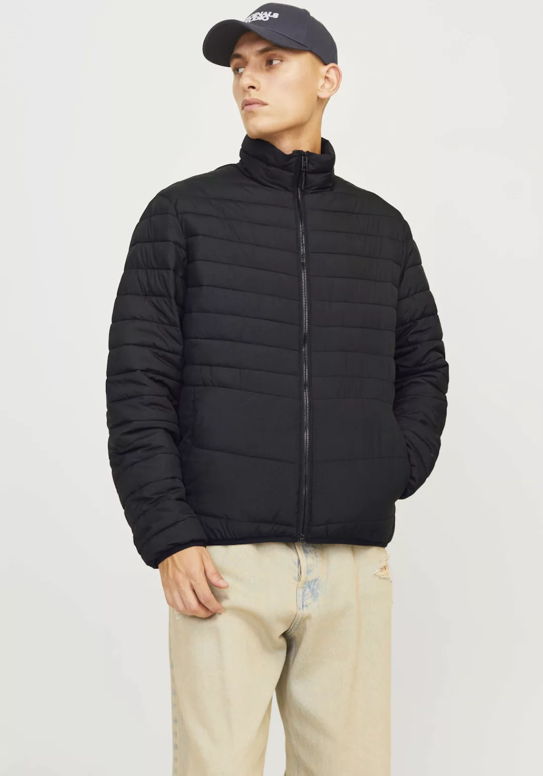 Jack & Jones Steppjacke "JJESTATE PACKABLE PUFFER COLLAR NOOS", ohne Kapuze günstig online kaufen