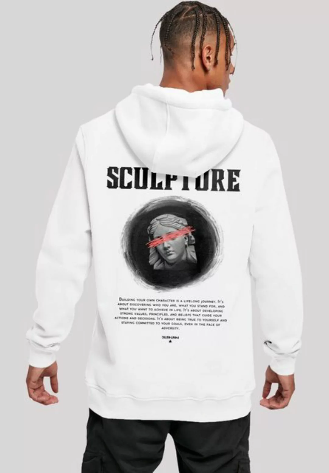 F4NT4STIC Kapuzenpullover SCULPTURE x F4NT4STIC Print günstig online kaufen