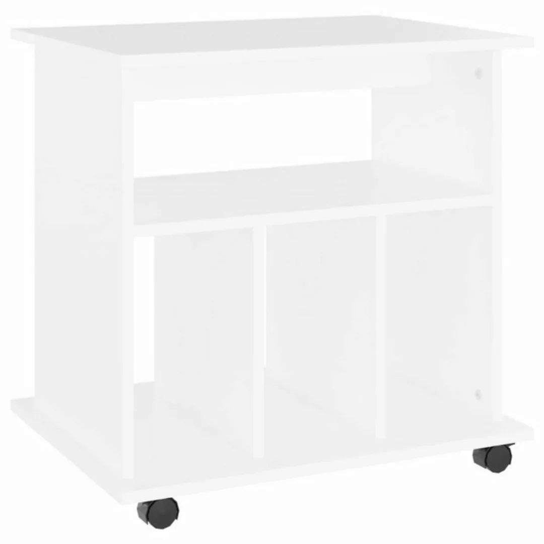 vidaXL Aktenschrank Rollschrank Weiß 60x45x60 cm Spanplatte günstig online kaufen