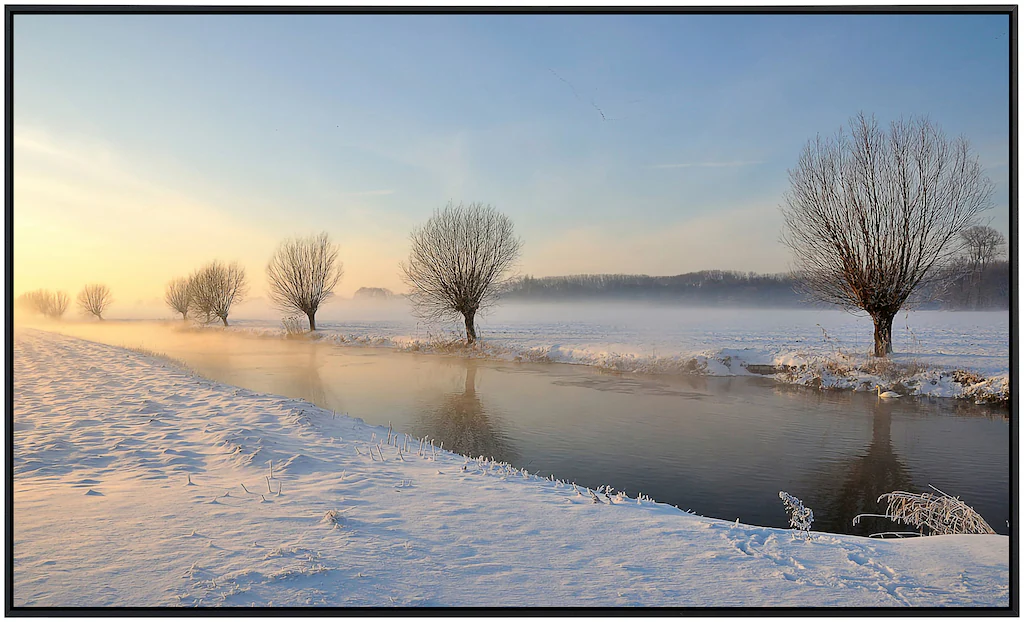Papermoon Infrarotheizung »Fluss in Winterlandschaft«, sehr angenehme Strah günstig online kaufen